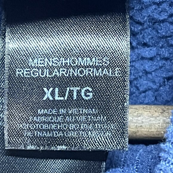 NORTH FACE Sweater Blue 1/4 Zip Hiking Walking Ski Sweatshirt Mens XL - Picture 10 of 13